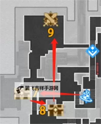 《崩坏星穹铁道》迥星港宝箱点位图1
