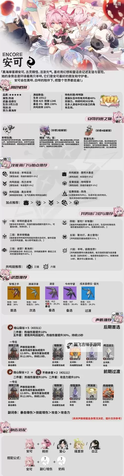 《鸣潮》安可培养一图流图1