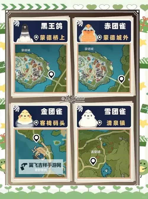 《原神》3.8传心同视第二天小动物位置 传心同视第二天动物在哪图1