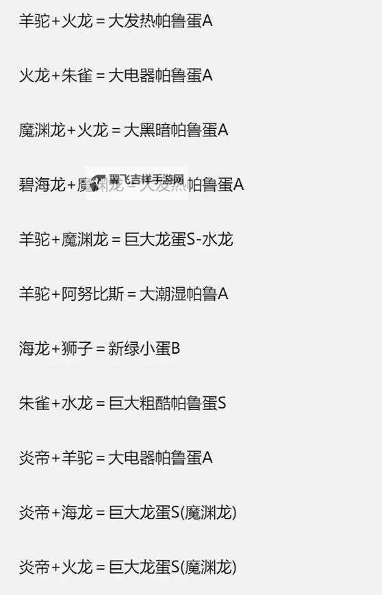 《幻兽帕鲁》妮瞅莎配种公式一览 妮瞅莎怎么配种图1