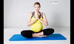 孕妇挺着肚子上下运动：守护胎儿健康的温馨时刻