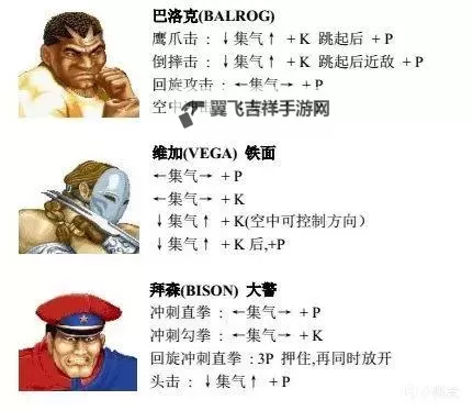《街头霸王5》出招表 全人物出招表官方版图1