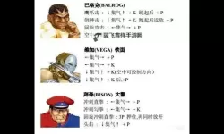 《街头霸王5》出招表 全人物出招表官方版
