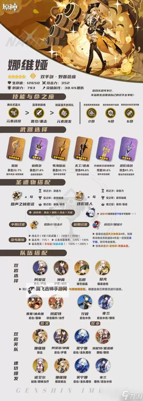 《原神》4.3雷音权现速刷角色推荐图1