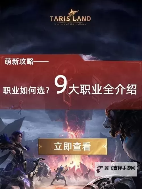 《塔瑞斯世界》新手攻略 职业选择及玩法介绍图1