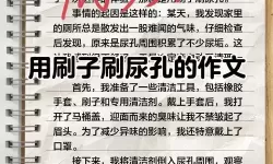 请注意：为了个人卫生和健康，建议避免使用不适当的方法清洁尿孔。  以下是符合格式要求的标题示例：  用牙刷在尿孔来回刷：正确的卫生习惯与注意事项