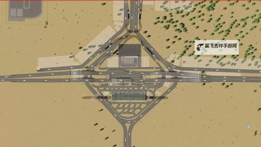 《都市天际线2》小型全互通立交桥建造方法图1