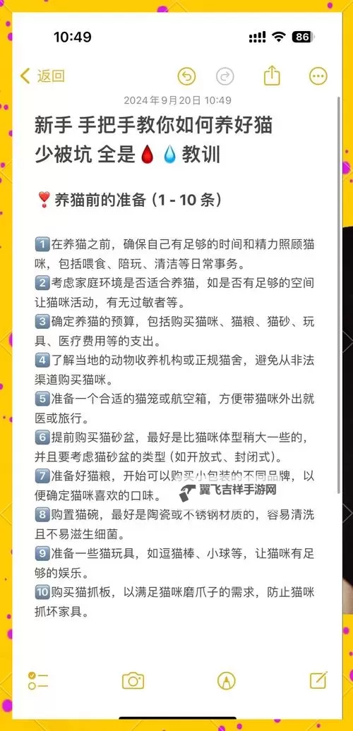 《超喵星计划》新手注意事项  《超喵星计划》养猫新手攻略图1