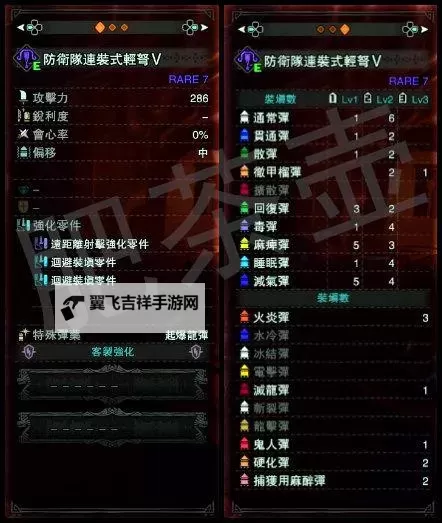怪物猎人4 素材轻弩配装详细心得图1